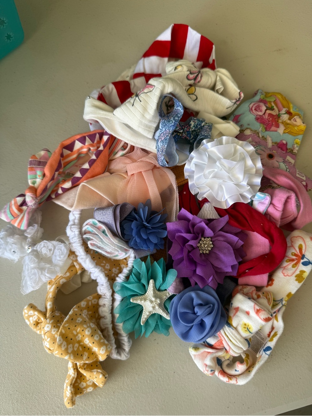 Assorted Floral & Bow baby & toddler Headband Set - Multi-Color